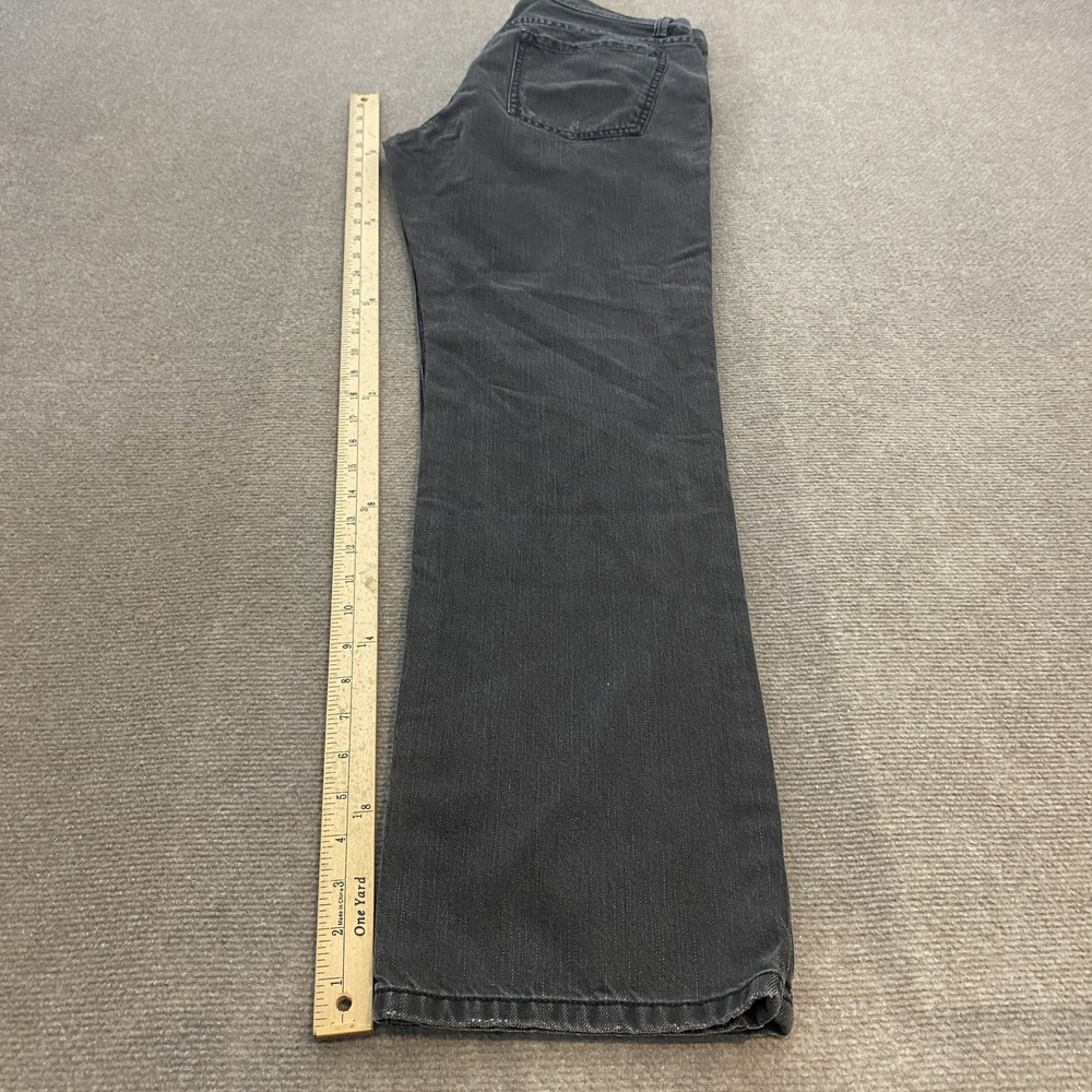 CAbi Jeans Womens 10 Black Straight Leg Pants Style 188 Denim Casual Classic - Picture 8 of 12